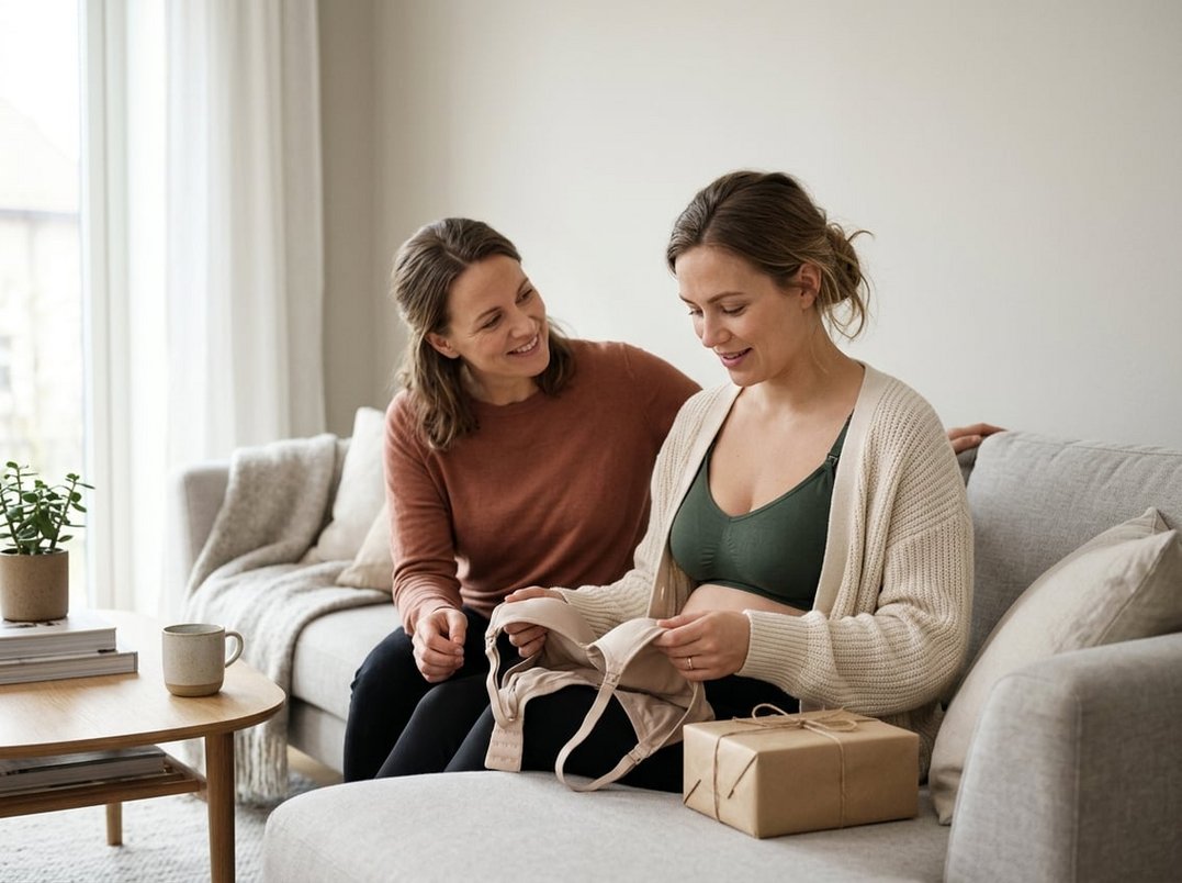 Gode råd hvis du vil give en nybagt mor en amme BH i barselsgave Gode råd hvis du vil give en nybagt mor en amme BH i barselsgave