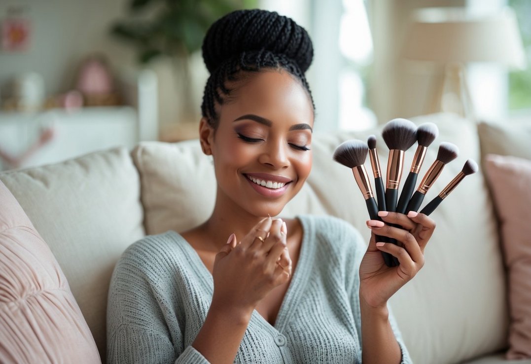 Forkael den nybagte mor med makeup boerster Forkael den nybagte mor med makeup boerster